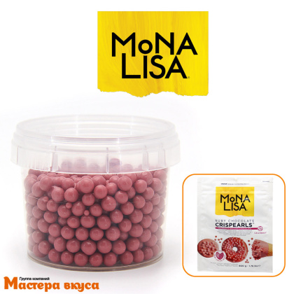 Злаки покрытые розовым шоколадом, Mona Lisa Callebaut (Бельгия), 50 гр