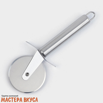 Нож для пиццы и теста "Металлик", метал. ручка 19,5 см