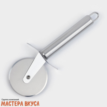 Нож для пиццы и теста "Металлик", метал. ручка 19,5 см