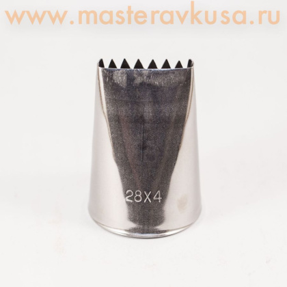 Насадка стальная ЛЕНТОЧНАЯ ЗВЕЗХДА, 28*4 мм  (BD302)