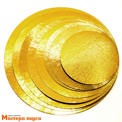 Подложка 0.8 мм, D180 мм односторонняя золото