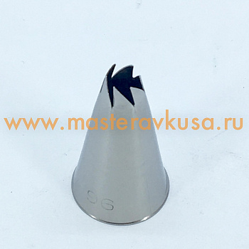 Насадка стальная ОТКРЫТАЯ ЗВЕЗДА (роза),  5мм,  (BX0042)