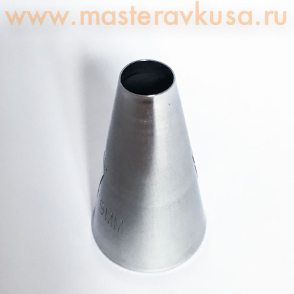 Насадка стальная РОВНАЯ ТРУБОЧКА,  d-9 мм,  (BT209)