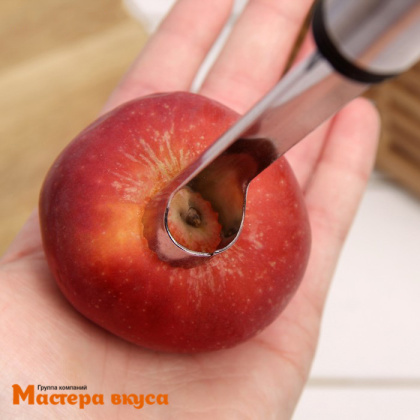 Нож для удаления серцевины фруктов "Помощник", метал ручка 21 см