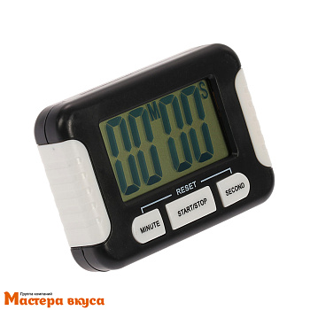 Таймер электронный, с подсветкой, LuazON LC107, черный, 8*5,5*2 см