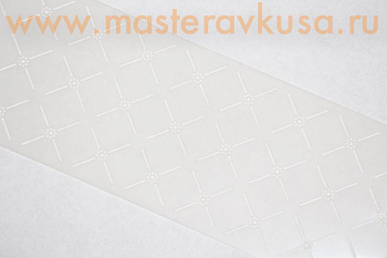 Трафарет бордюрный для нанесения рисунка СЕТКА БОГЕМИЯ, 30*8,5см