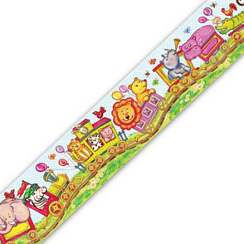 Лента бордюрная ш 55мм  ЦВЕТНАЯ "ПАРОВОЗИК" 500 м