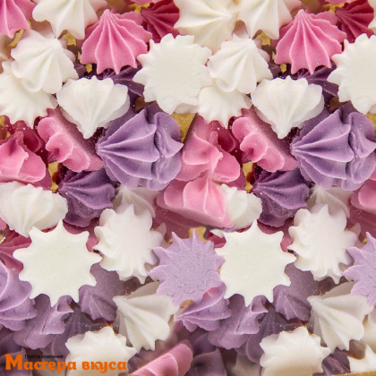 Сахарные украшения МЕРЕНГА (безе) мини-микс НЕЖНЫЙ, 50 гр