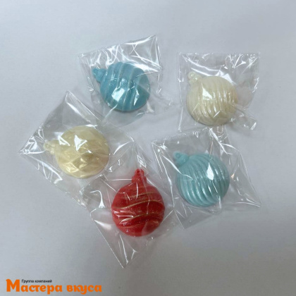 Фигурка из шок. глазури  "Новогодние игрушки" в асс-те, h~4 см