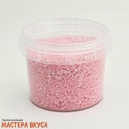 Кокосовая стружка цветная Розовая, 50гр
