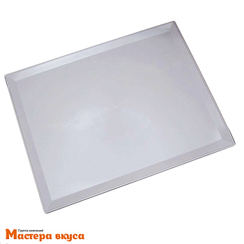 Поднос прямоугольный пластиковый (белый), 40*50 см