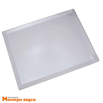 Поднос прямоугольный пластиковый (белый), 40*50 см