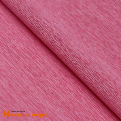 Бумага упаковочная гофрированная Светло-розовая, 90 гр, ш-50см, 1,5м