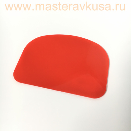 Шпатель-скребок пластиковый Полусфера 12,2*9 см, RA2RS