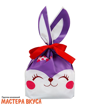 Пакет для сладостей  с завязками-ушками 12*22 см, "Радость"