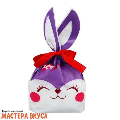 Пакет для сладостей  с завязками-ушками 12*22 см, "Радость"