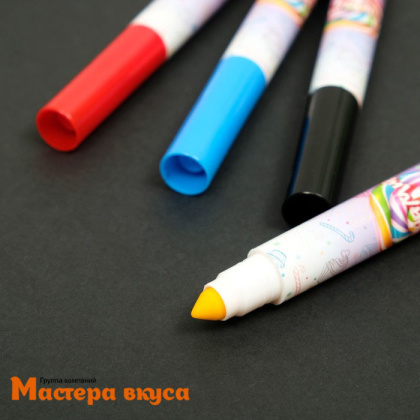 Набор пищевых маркеров (фломастеры), 4 цвета "КондиМир"