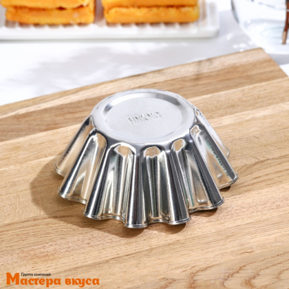 Форма для выпечки кекса d-12 см/ D-5 см (жесть)