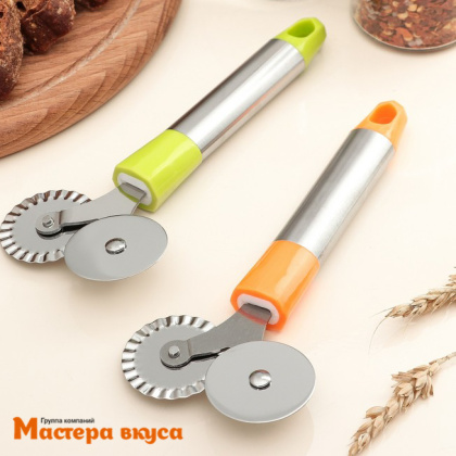 Нож для пиццы и теста двойной "Арни" 17,5 см