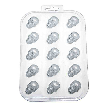 Форма для шоколада пластиковая ШОКО-ЧЕРЕПА 30*20*8 см