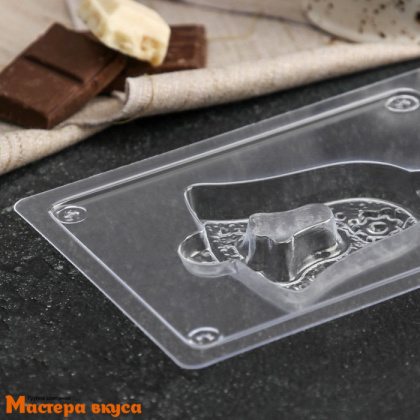 Форма для шоколада пластиковая  КОЛОКОЛЬЧИК, 15*10*3 см 