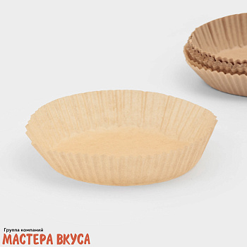 Форма для выпечки и аэрогриля d-16, h-4,5 см (пергамент), круг