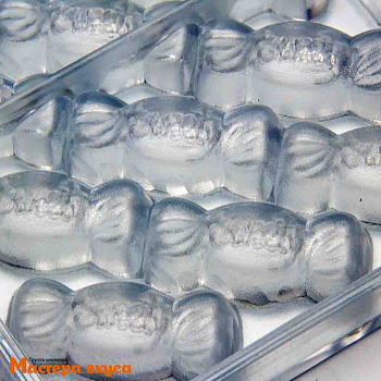 Форма поликарбонатная для шоколада КОНФЕТКА, (21 ячейка) 13.5*27.5 см, Сhocolate World (Бельгия)