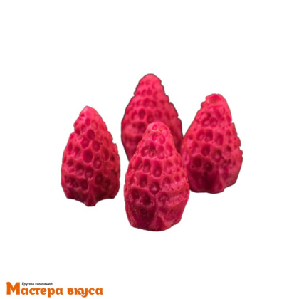 Молд силиконовый  3D КЛУБНИКА (ЗЕМЛЯНИКА) 4в1, d5 см h2,5 см