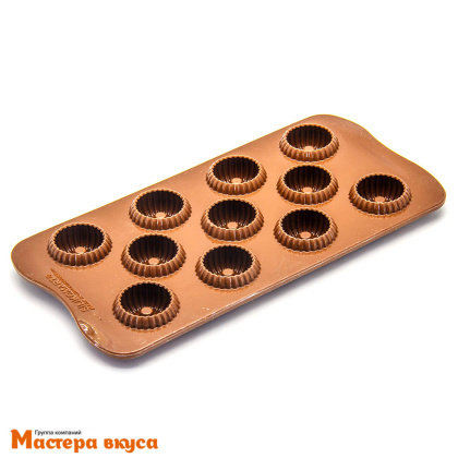 Форма для шоколада силиконовая Silikomart (изи-шок) CHOCO CROWN шоколадная корона, (Италия)