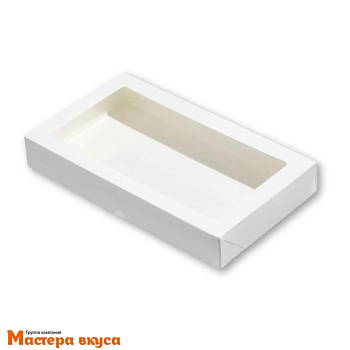 Упаковка на вынос OSQ TABOX PRO 1000 с окном, 200*120*40 мм, (белый) ForGenika 