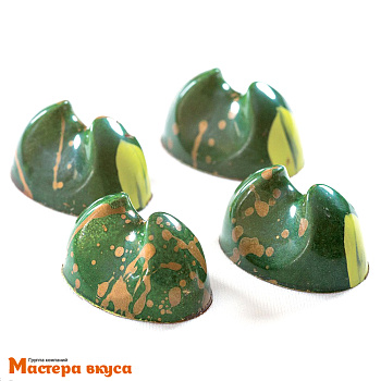 Форма поликарбонатная для шоколада ПРАЛИНЕ (№2), (21 ячейка) 13.5*27.5 см, Pavoni (Италия)