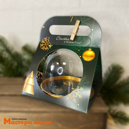 Упаковка - сумочка для купола 42,4*12 cм  НГ (Праздничная)