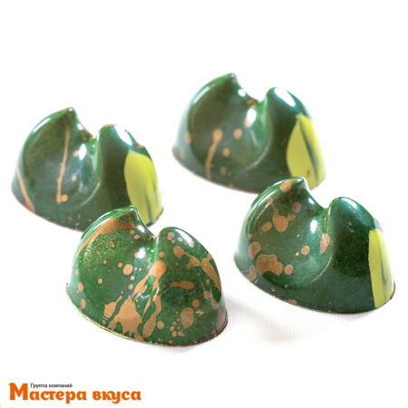 Форма поликарбонатная для шоколада ПРАЛИНЕ (№2), (21 ячейка) 13.5*27.5 см, Pavoni (Италия)