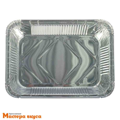 Форма алюминевая одноразовая Прямоугольная 22*16 см h-4 см (960 мл) 