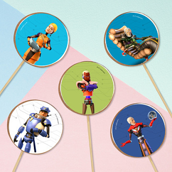 Фотопечать Робики, для пряников, №28