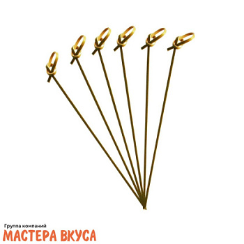 Шпажки "Пика узелок", бамбук, 11см (набор 25 шт) 