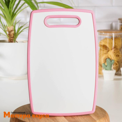 Доска разделочная "Пончики", пластик, 30*20 см