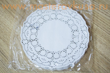 Салфетки бумажные ажурные Д180 мм, 250 шт.