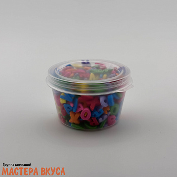 Посыпка 3D Алфавит английский 7мм, 20гр