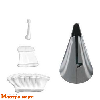 Насадка стальная РЮША, 26*4*1мм  (BX0027) №40