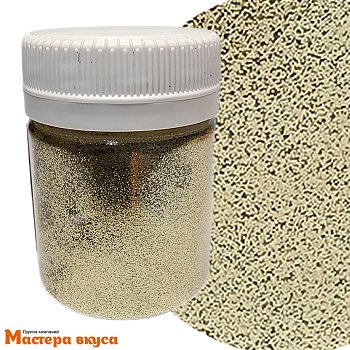 Пищевые блёстки (глиттер) Иран, СВЕТЛОЕ-ЗОЛОТО, 5 г