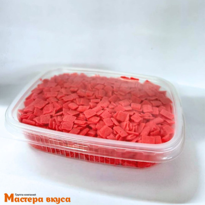 Посыпка глазурь Крошка КРАСНАЯ шоколадная, 100 гр 