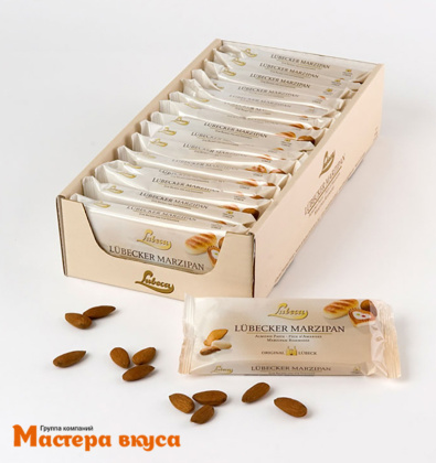Паста сахарно-миндальная Марципан 52 %, Lubecа (Германия), 200 гр