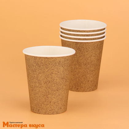 Стакан бумажный КРАФТ, 250 мл 