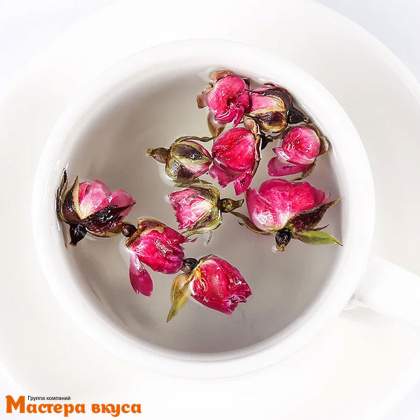 Цветы Розы алой (бутоны сушеные целые), 20 гр