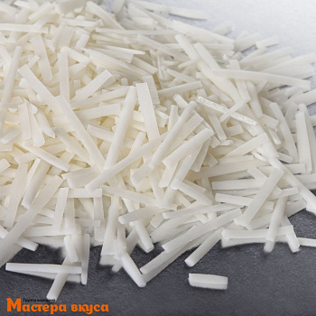 Посыпка глазурь Соломка БЕЛАЯ шоколадная (коробка 10 кг, фасовка 1кг)