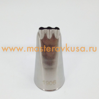 Насадка стальная 3 отверстия в линию,  17*6мм (BX1906) №1906