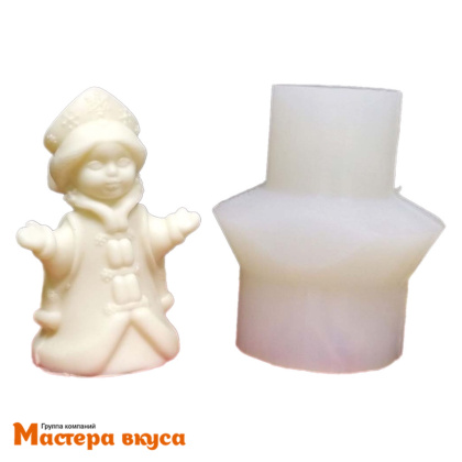 Молд силиконовый  3D СНЕГУРОЧКА, изд h9 см (шоколад~70гр)