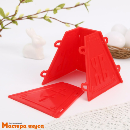 Пасочница ПАСХАЛЬНАЯ КОМПОЗИЦИЯ №5, 11*11 см