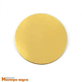 Подложка 0.8 мм, D120 мм односторонняя золото